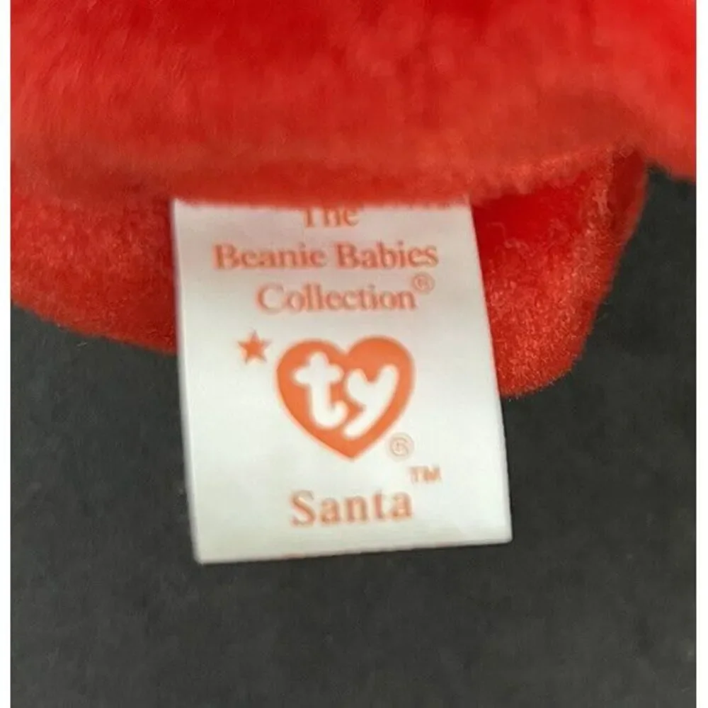 Ty Beanie Baby Santa 1998 Plush Toy MWMT Retired‎